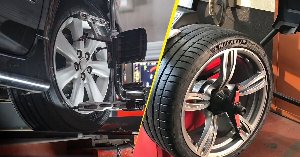 Wheel Alignment vs. Wheel Balancing