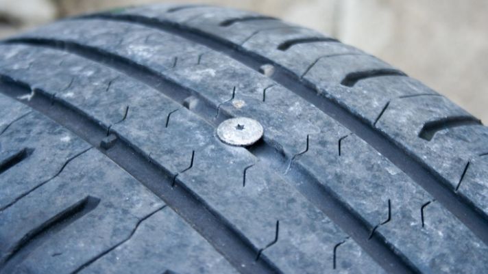 Can I Drive with Nail in Tyre